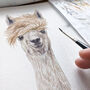 Funny 'Love Your Style' Alpacas Charity Card, thumbnail 3 of 4