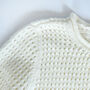 Lace Breton Sweater Knitting Kit, thumbnail 5 of 10