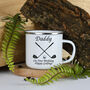Personalised Golf And Clubs Enamel Camping Mug, thumbnail 1 of 7