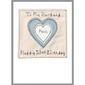 Personalised Birthday Or Anniversary Card For Him, 7 of 12