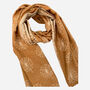 Cashmere Dandelion Scarf With Pom Poms, thumbnail 3 of 8