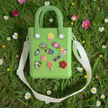 Gifts For Teens, Mini Crossbody Crocbagg, Customise With Cute Charms, 4 of 12