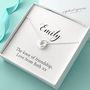 Personalised Friendship Knot Necklace, thumbnail 3 of 7