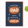 Dad Birthday Card, The Man The Myth The Legend, thumbnail 1 of 7