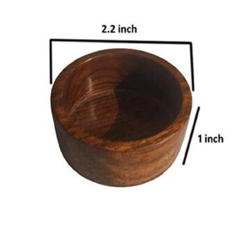 Wooden Handcrafted Spice Box 12 Round Compartments, 5 of 6