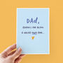 Dad Great Mum Too Mother's Day Card For Dad, thumbnail 1 of 3