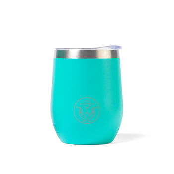 Turquoise Insulated Wine Tumbler, 6 of 9
