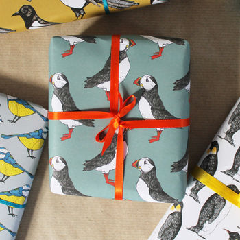 Luxury Bird And Animal Birthday Wrapping Paper, 6 of 8