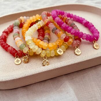 Colour Pop Gemstone Bead Bracelet, 5 of 12