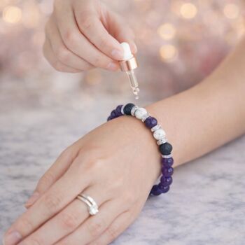 Amethyst Bracelet Gift Set For Mum, 3 of 8