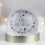 Personalised First Christmas Snow Globe, thumbnail 3 of 4