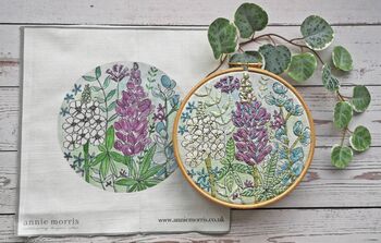 Lupin Embroidery Kit, 12 of 12