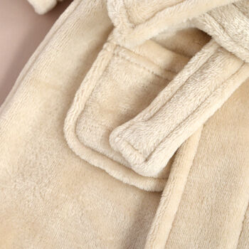 Personalised Teddy Ear Baby Robe Gift, 11 of 12