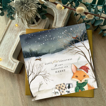 1st Christmas|Happy Christmas Card | Daddy /Mummy Nf, 11 of 11