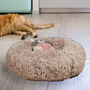 Fluffy Calming Snuggle Pet Bed, thumbnail 4 of 7
