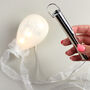 Personalised Light Up LED Hanging Glass Balloon, thumbnail 2 of 10