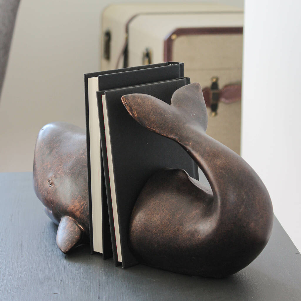 Whale Bookends By Marquis & Dawe | notonthehighstreet.com