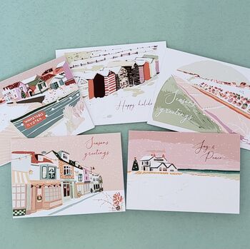 Whitstable Christmas Card Set Of Five, 2 of 3