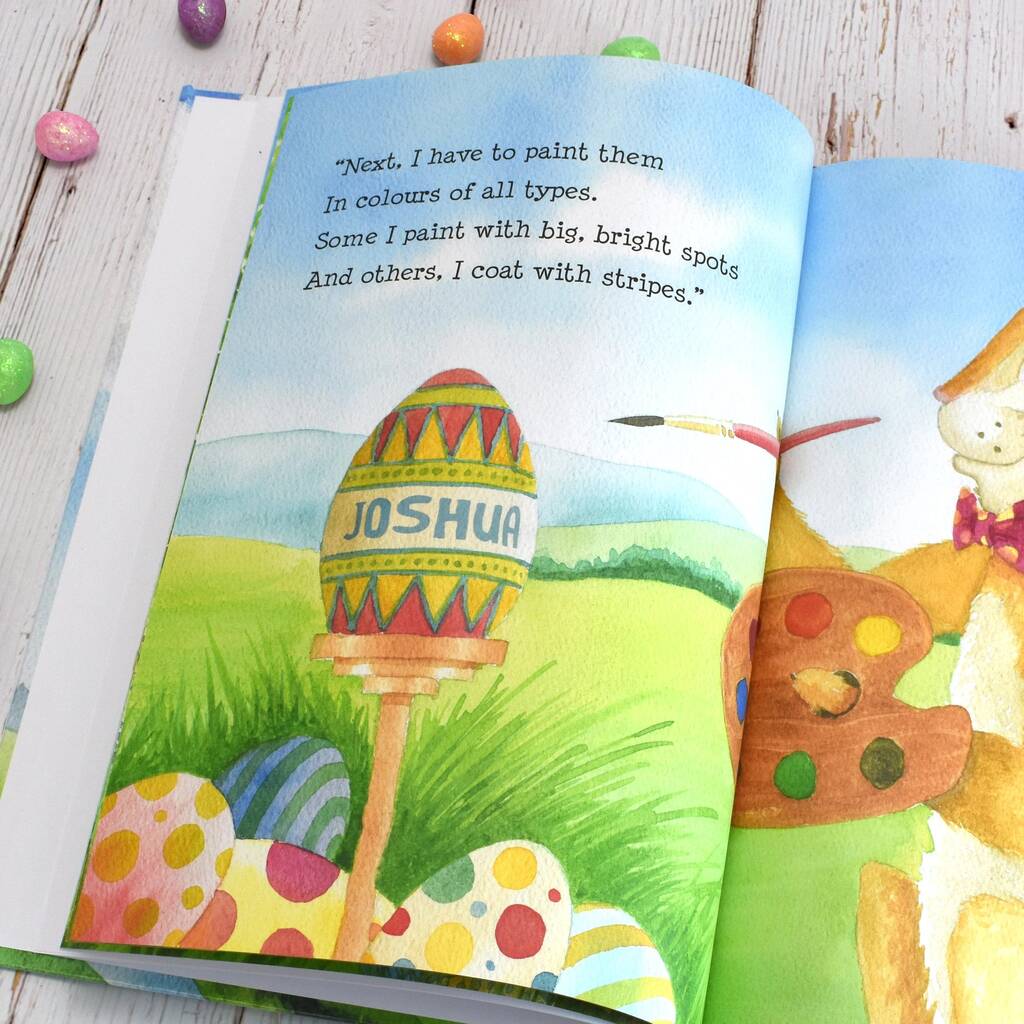 Personalised Easter Bunny Book By Uniqueful
