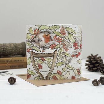 'Winter Garden' Mixed Pack Of 10 Christmas Cards, 3 of 10
