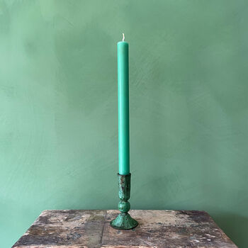 Verdigris Candle Holder, Austen, 7 of 9