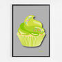 Lime Cupcake Print, thumbnail 2 of 5