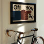 Off You Go Retro Hallway Wall Print, thumbnail 7 of 9
