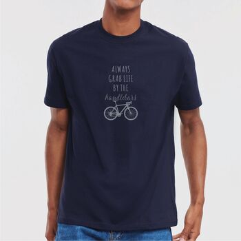 Always Grab Life By The Handlebars T Shirt, 2 of 3