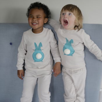 Kids Bunny Pyjamas For Siblings Or Friends, 3 of 5