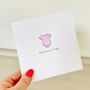 New Baby Girl / Boy Hand Painted Card, thumbnail 1 of 4