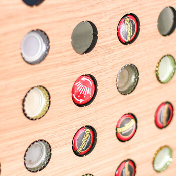 Beer Bottle Cap Collector Match Four In A Row Game, 5 of 7