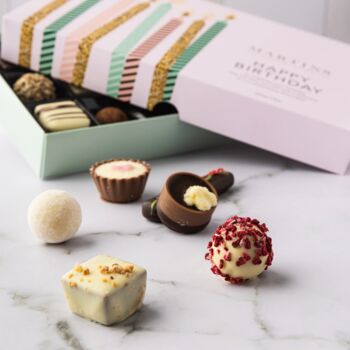 Happy Birthday Chocolate Gift Box | 16 Chocolates Pink, 2 of 4