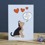 Yorkshire Terrier Valentine's Day Card, thumbnail 2 of 2