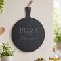 Personalised Slate Family Pizza Board Paddle, thumbnail 1 of 2