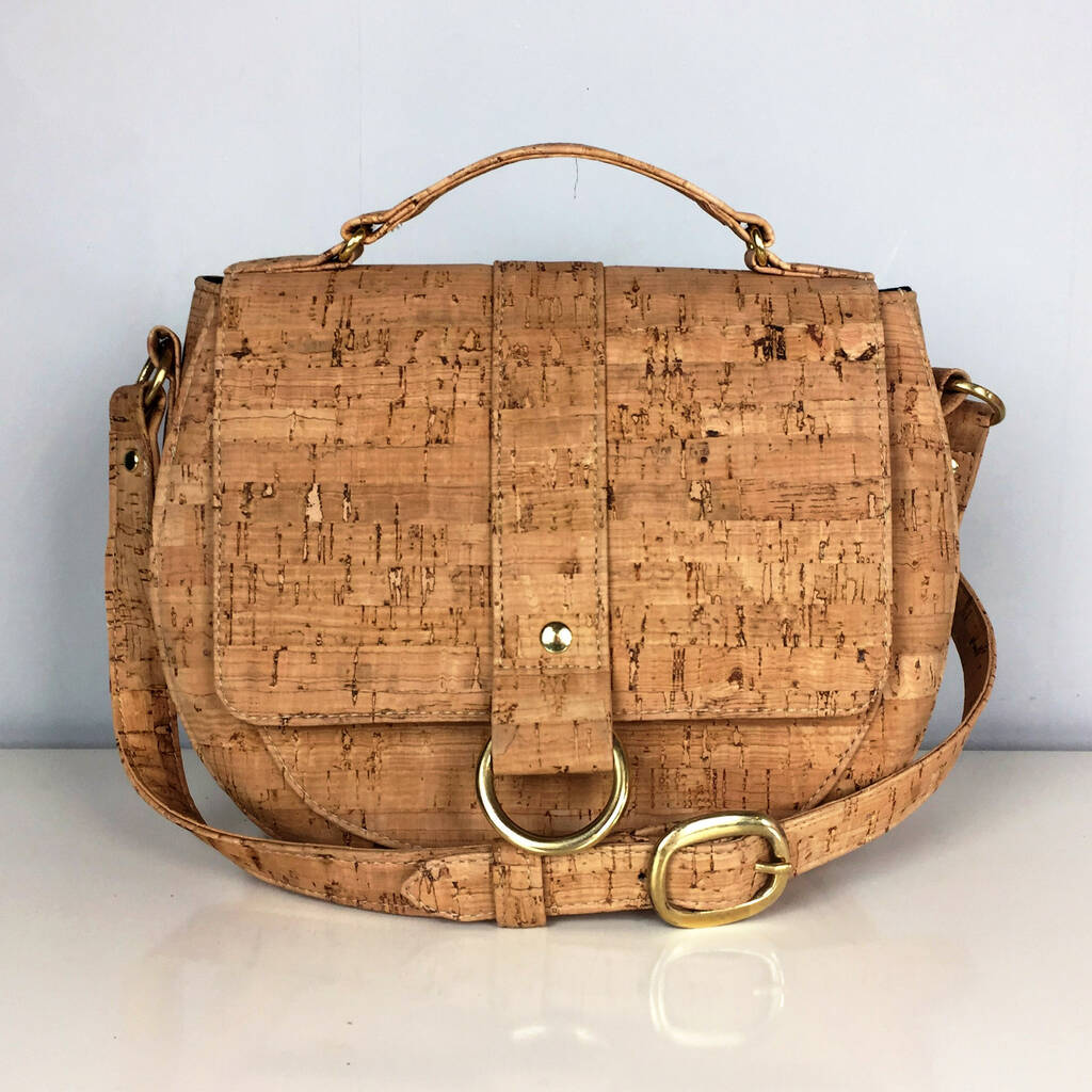 eco cork saddle bag by freeload accessories