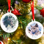 Personalised Pet Photo Christmas Bauble Decoration, thumbnail 1 of 12