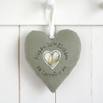 Personalised Birthday Hanging Heart Gift For Her, 10 of 12