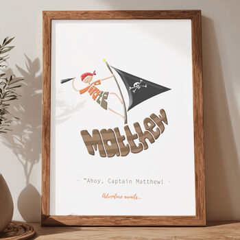 Personalised Pirate Print, 5 of 6