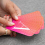 Personalised Pink Spot Uv Playing Cards In A Tin, thumbnail 1 of 7