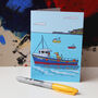 Captain Of The Boat A6 Greetings Card, thumbnail 1 of 2