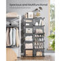 Ten Slot Interlocking Shoe Rack Storage Cabinet, thumbnail 3 of 9