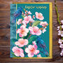 Easter Pink Blossom And Birds Card With Gold Detail, thumbnail 1 of 2
