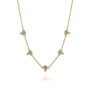 Gemstone Cleopatra Necklace Gold Plated Sterling Silver, thumbnail 9 of 12