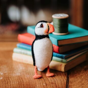 Atlantic Puffin Needle Felting Craft Kit, 3 of 3