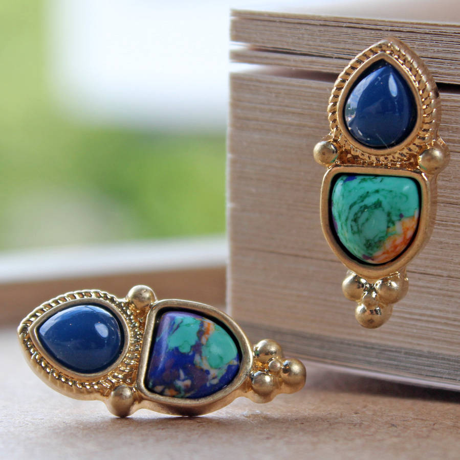 Indian Style Earring Pair By Rabal