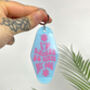 I'd Rather Be With My Dog Motel Keychain Keyring, thumbnail 1 of 7