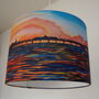 Sunset Art Panoramic Print Of Painting Lampshade, thumbnail 9 of 9