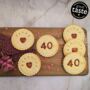 Happy 40th Birthday Biscuits Box, thumbnail 1 of 4