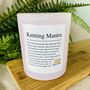 Funny Personalised Knitting Affirmation Candle, thumbnail 4 of 11