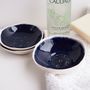 Handmade Navy Blue Ceramic Soap Dish, thumbnail 7 of 12